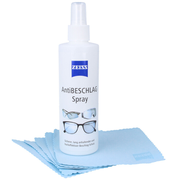 ZEISS AntiBESCHLAG Set, Spray 240 ml + 5 Tücher 13x13cm