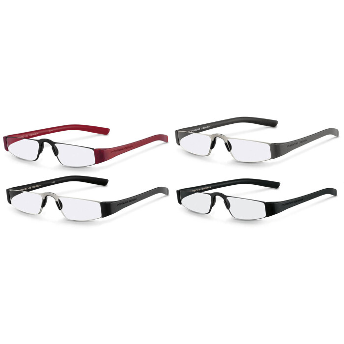 Edle Porsche Design P8801 Lesebrille aus hochwertigem Edelstahl in zeitloser Form