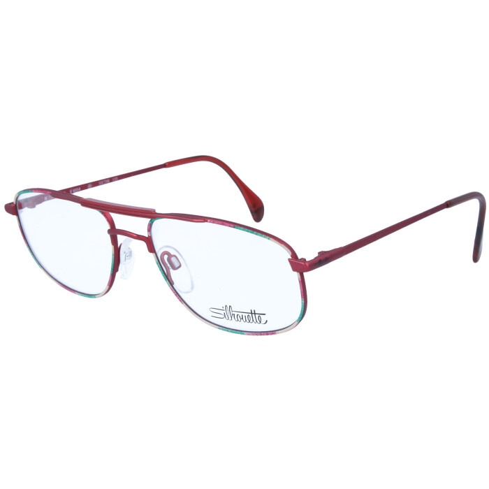 SILHOUETTE  M7230 6054 Brillenfassung aus Metall in Himbeere