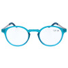Flexible Fertiglesebrille / -hilfe JEAN in schicker Panto-Form mit Stecketui in Türkis + 1,50 dpt