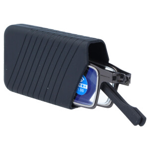 Praktische Blaulichtfilter Fertiglesebrille ANDREAS in klassischem Design - Faltbar inkl. Etui + 2,00 dpt