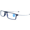 Faltbare Fertiglesebrille LUCA mit Blaulichtfilter und ausziehbaren Bügeln inkl. Etui in Blau + 2,00 dpt