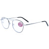 Elegante Lesebrille aus Metall SAN FRANCISCO WOMAN mit Blaulichtfilter und Federscharnier in Schwarz + 2,00 dpt