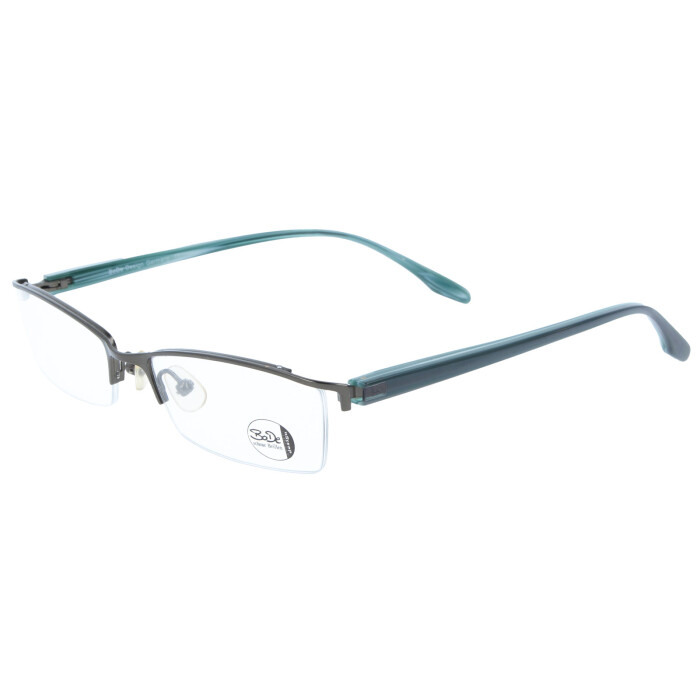 BoDe 837085 Nylor Brillenfassung 53/18 mit Federscharnier in Blau-Grau
