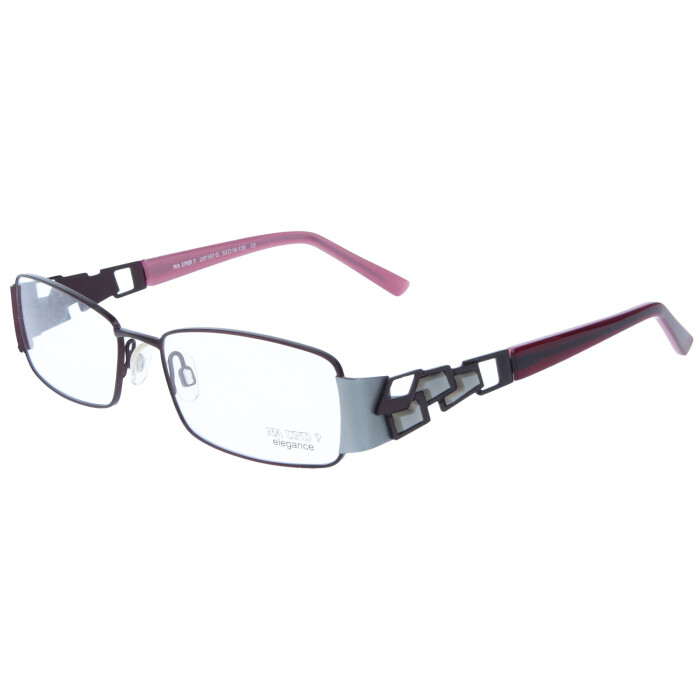 Auffällige Damen - Brillenfassung 28F167 G in Lila-Silber 53/16