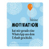 Brillenputztuch aus Microfaser von Rannenberg & Friends "Motivation"