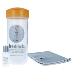 freiblick Brillenbad zur Brillenreinigung Dose + 50 ml...