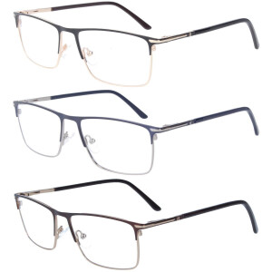 Klassische Fernbrille aus Metall GERRIT mit hochwertigem...
