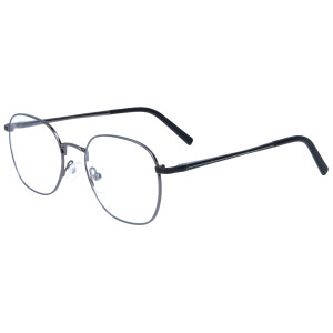 Moderne Metall-Fernbrille MERLIN in angesagter Panto-Form mit Federscharnier und individueller Stärke