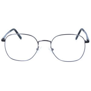 Moderne Metall-Fernbrille MERLIN in angesagter Panto-Form mit Federscharnier und individueller Stärke