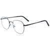 Moderne Metall-Fernbrille MERLIN in angesagter Panto-Form mit Federscharnier und individueller Stärke
