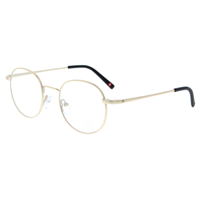 Moderne Lesebrille MARTIN aus robustem Metall in angesagtem Panto-Design mit individueller Stärke