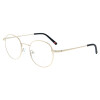 Moderne Lesebrille MARTIN aus robustem Metall in angesagtem Panto-Design mit individueller Stärke