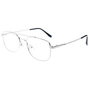 Flexible Metall-Fernbrille DIETER mit großem Blickfeld, Doppelsteg und individueller Stärke