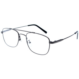 Flexible Metall-Fernbrille DIETER mit großem Blickfeld, Doppelsteg und individueller Stärke