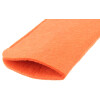 Nachhaltiges Einsteck-Brillenetui FARUM aus recycelten PET-Flaschen in Filz-Optik in Orange