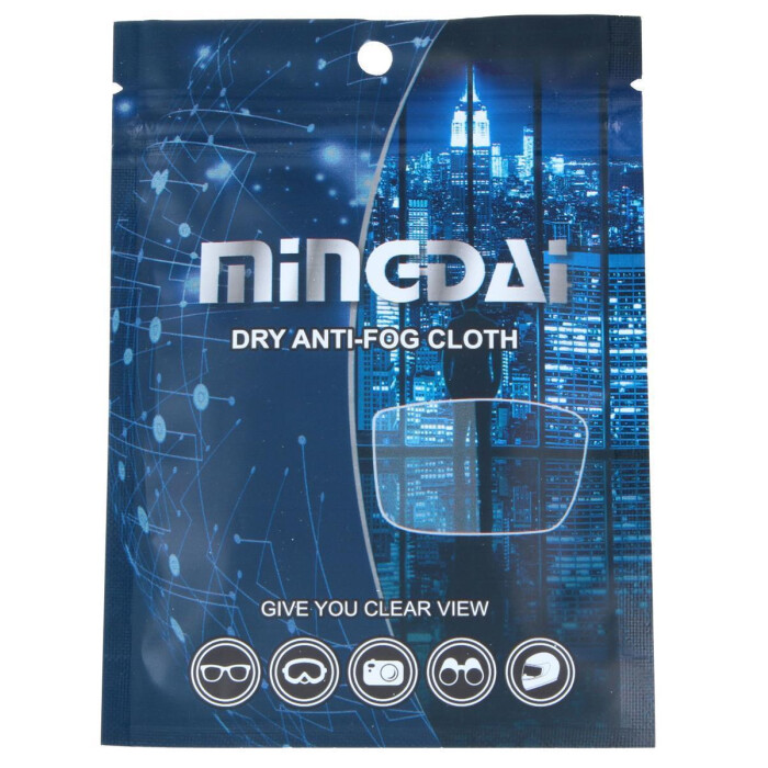Langanhaltendes "MINGDAI" Antibeschlagtuch -  für alle Gläserarten, Visiere und Linsen
