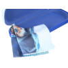 Hartschalen-Etui FLUFFY mit niedlichem Katzen-Baby Motiv und passendem Microfasertuch