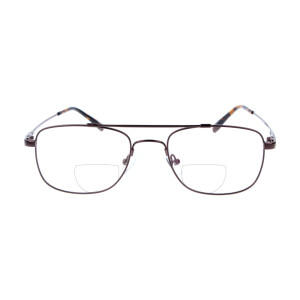 Bifokalbrille Dieter - die flexible Herren Doppelsteg Brille