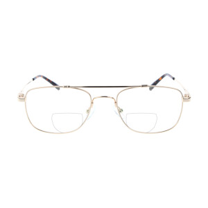 Bifokalbrille Dieter - die flexible Herren Doppelsteg Brille