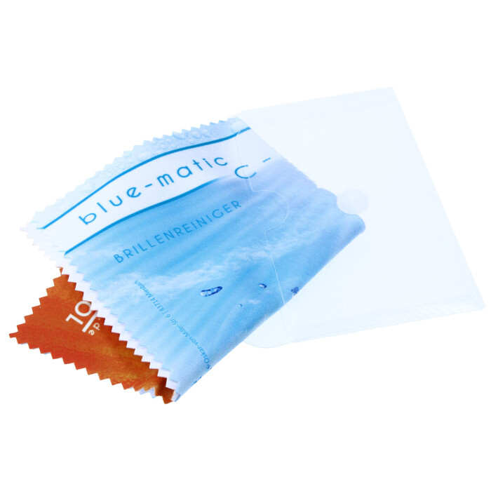 Microfasertuch von Optosol für Brillenreinigung 16,5 x 14 cm