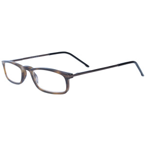 Schicke Halb-Lesebrille /-hilfe HELSINKI mit Federscharnier in Havanna + 2,00 dpt