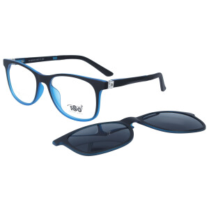 Flexible Jugend-Brille mit Sonnenclip und 180°...