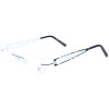 Randlose K16 Damen - Brillenfassung K1265 Col 807 in Schwarz/Weiß
