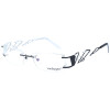 Randlose vonBogen Damen - Brillenfassung OX4053 Col 01 53/17 in Schwarz/Weiß