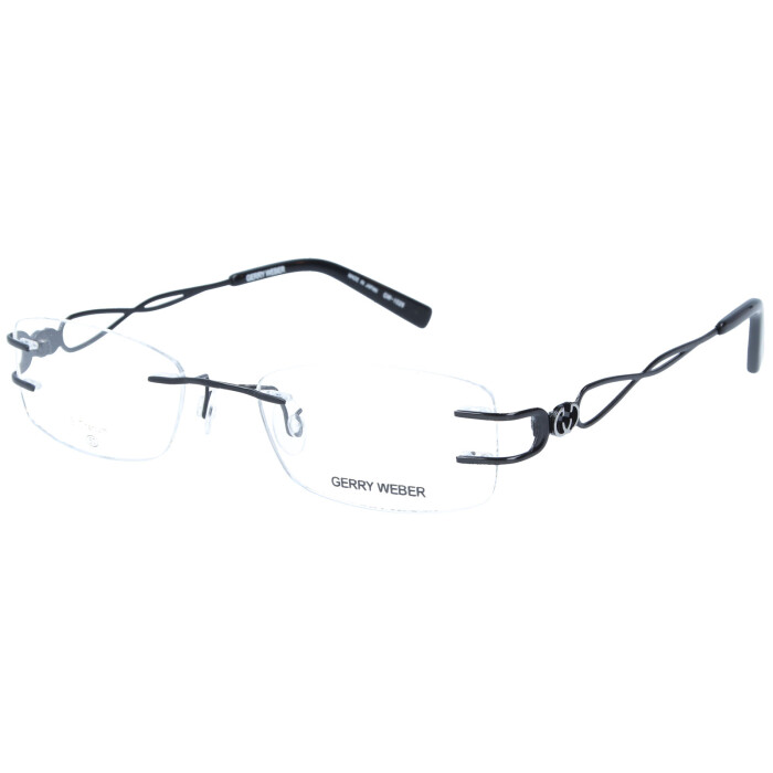 Randlose Damen - Brillenfassung Gerry Weber 1026 in Schwarz - Titan
