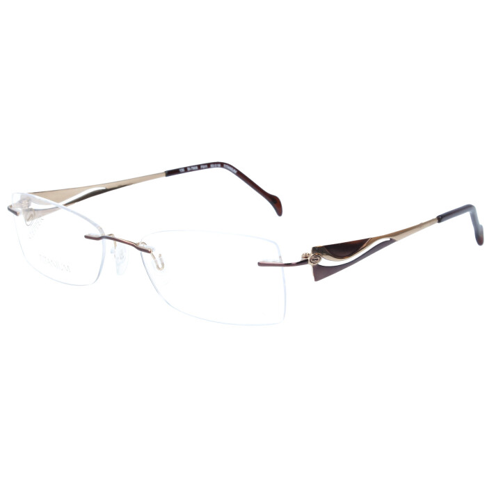 Randlose Damen-Brillenfassung STEPPER SI-7906 F011...