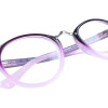 Ausgefallene ELLE Lesebrille EL15930 aus hochglänzendem Kunststoff mit Federscharnier in Violett + 1,50 dpt