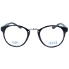Ausgefallene ELLE Lesebrille EL15930 aus hochglänzendem Kunststoff mit Federscharnier in Schwarz + 1,50 dpt