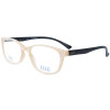 Edle ELLE Lesebrille EL15938 in eleganter Perlmutt-Optik mit hochwertigem Federscharnier in Beige + 2,50 dpt