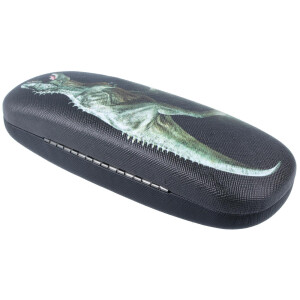 Super cooles Hartschalen-Brillenetui für Kinder und Teenager mit eindrucksvollen Dinosaurier-Motiven | T-Rex