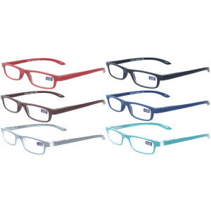 Klassische Kunststoff-Fertiglesebrille ZIPPER mit...