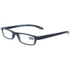 Klassische Kunststoff-Fertiglesebrille ZIPPER mit Federscharnier und passendem Etui +2,00dpt
