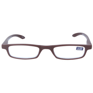 Fertiglesebrille ZIPPER mit Federscharnier und Etui