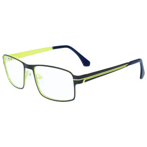 Farbenfrohe Edelstahl-Fernbrille FRANK mit Federscharnier...