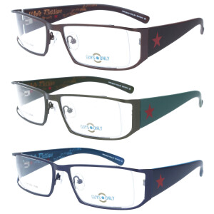 Schicke Fernbrille 3125 aus Metall - Kunststoff mit...