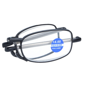 Elegante klassische Falt-Lesebrille ADRIAN + 2,50 dpt mit Teleskopbügeln im Etui