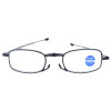 Elegante klassische Falt-Lesebrille ADRIAN + 2,50 dpt mit Teleskopbügeln im Etui