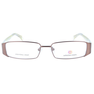 Extravagante Fernbrille "CC 1247" aus Metall-Kunststoff und individueller Stärke