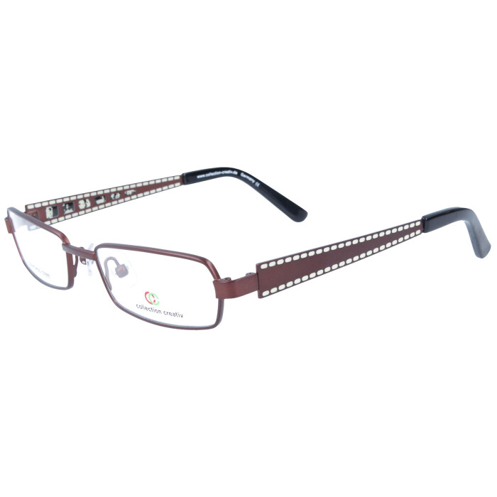 Ausgefallene Damen - Brillenfassung Collection Creativ CC 1257 - 660 in Braun
