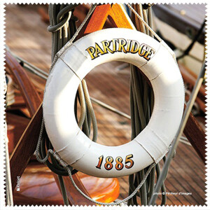 La Kelnet Microfasertuch - MEER - Weißer Rettungsring