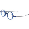 Faltbare Fertiglesebrille ADDISON mit Blaulichtfilter und ausziehbaren Bügeln inkl. Etui in Blau + 2,50 dpt