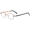 Stylische Lesebrille "HERMINE" aus Metall im Retro-Style mit individueller Stärke