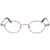 Stylische Lesebrille "HERMINE" aus Metall im Retro-Style mit individueller Stärke