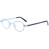Stylische Lesebrille "HERMINE" aus Metall im Retro-Style mit individueller Stärke