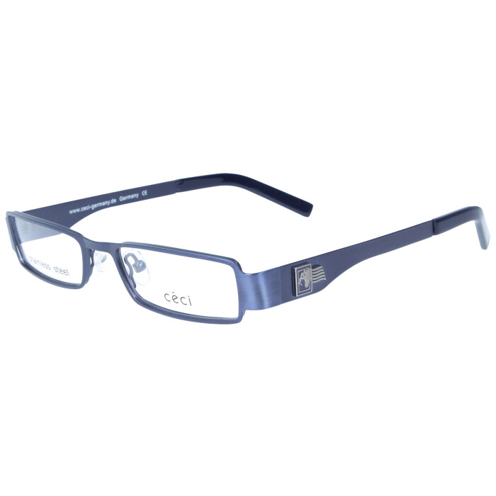 Klassische Unisex Metall - Brillenfassung Céci Cé 5246 - 720  in Blau - Metallic
